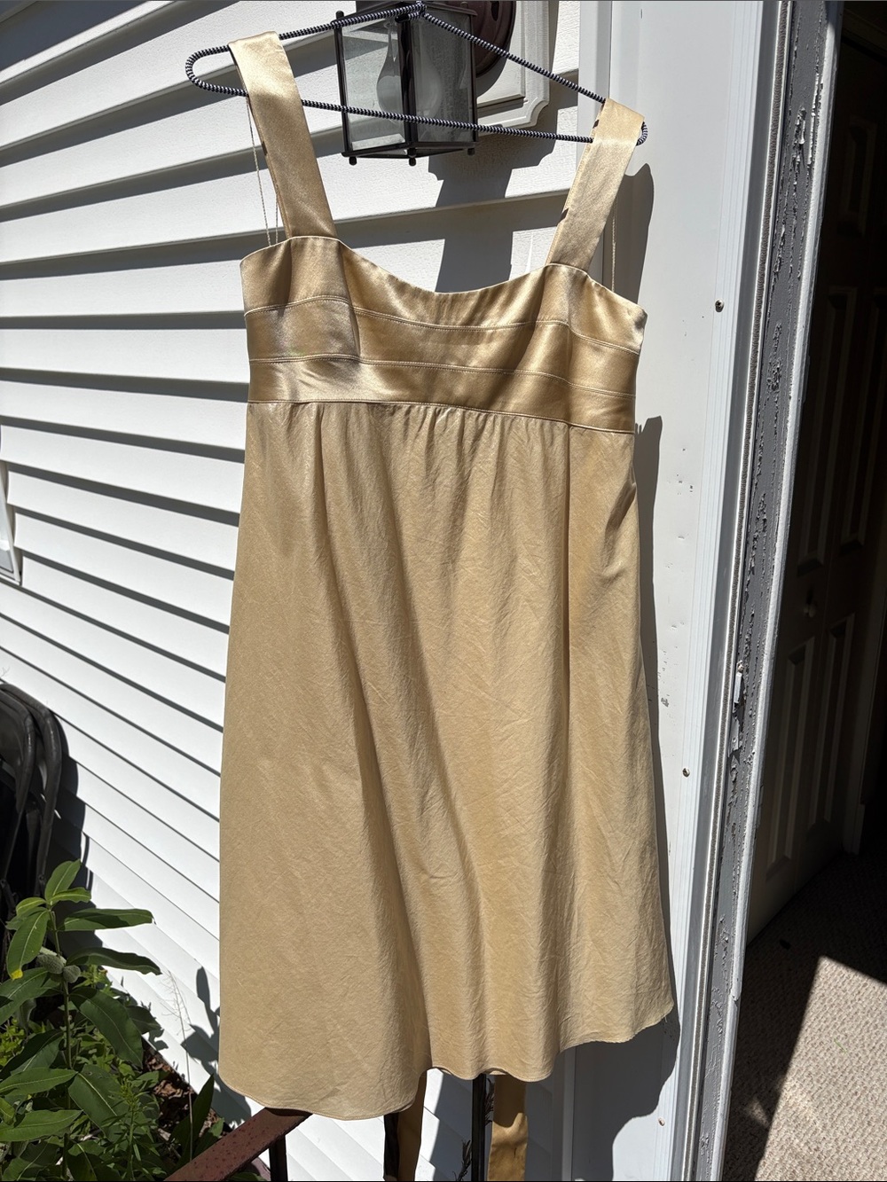 Morgan McFeeters Gold Midi Dress